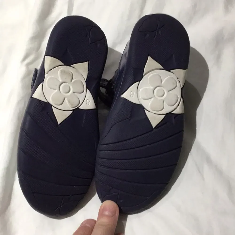 Clark’s 8 deep purple leather maryjanes worn once